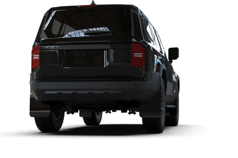 Rally Armor 22-25 Toyota Land Cruiser Black UR Mud Flap Metallic Black Logo