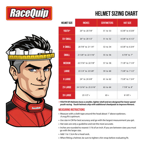 RaceQuip OF25 SA2025 GLBLK XLG HELMET