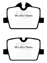 EBC 2019+ BMW Z4 G29 2.0T Bluestuff Rear Brake Pads