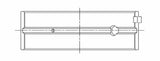 ACL Nissan SR20DE/DET (2.0L) Standard Size High Performance Main Bearing Set - CT-1 Coated