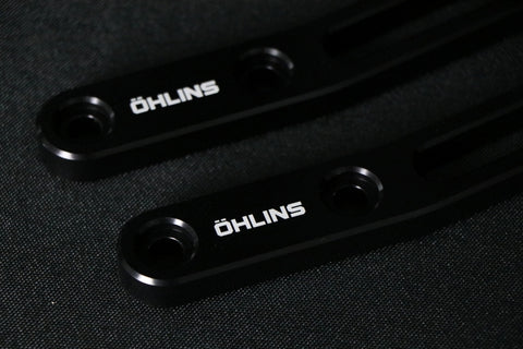 Ohlins 14-26 Harley FL Touring STX 36 Twin Blackline 12in Blk Reservoir Shocks - Heavy Duty Springs