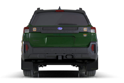 Rally Armor 2026 Subaru Outback Black UR Mud Flap w/Green Logo