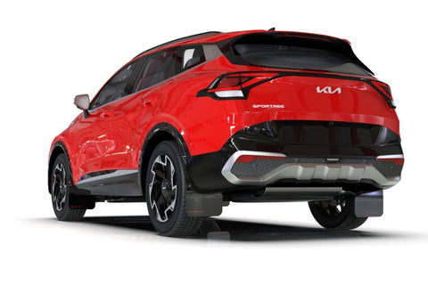 Rally Armor 23-26 Kia Sportage Black UR Mud Flap w/ Metallic Black Logo