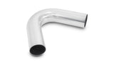 Vibrant 3in O.D. Universal Aluminum Tubing (120 degree Bend) - Polished