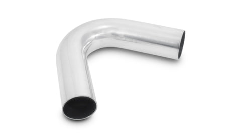Vibrant 3in O.D. Universal Aluminum Tubing (120 degree Bend) - Polished