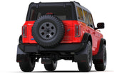 Rally Armor 21-25 Ford Bronco (Steel Bmpr + RB - NO Rptr/Sprt) Blk Mud Flap w/Met. Blk Logo