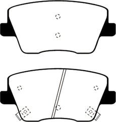 EBC 2019+ Hyundai Veloster N (2nd Gen) 2.0L Turbo Greenstuff Rear Brake Pads