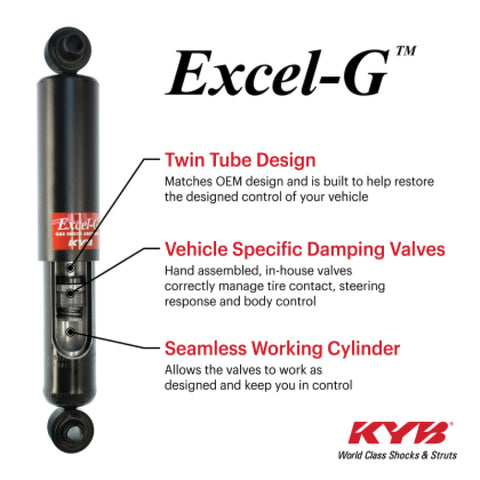 KYB 21-25 Hyundai Elantra Hybrid Excel-G Strut - Rear