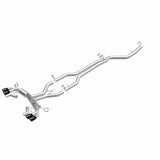 MagnaFlow BMW SPEQ Series Cat-Back Exhaust System Black Chrome
