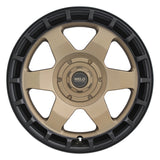 Weld Off-Road Ridge 20x9 - 8x170 BP - ET0 - 125.1mm CB - Satin Bronze Wheel (Black Ring)