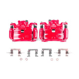 Power Stop 11-17 Nissan Juke Front Red Calipers w/Brackets - Pair