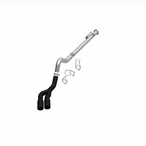 MagnaFlow 08-18 Ford F-250/F-350/F-450 4.6L/6.7 DPF-Back Black 4in Dual Single Rear Exit