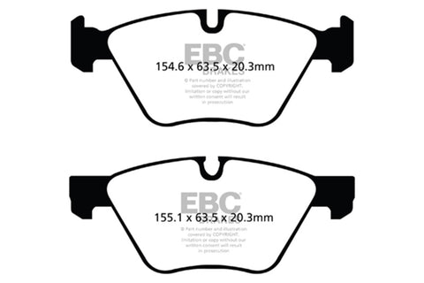 EBC 09+ BMW Z4 3.0 (E89) Ultimax2 Front Brake Pads