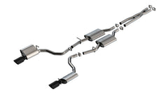 Borla 19-23 Dodge Charger GT 3.6L V6 RWD ATAK Catback Exhaust - Black Chrome Tips