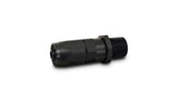 Vibrant -10AN Male NPT Straight Hose End Fitting - 3/8 NPT