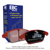 EBC 15-17 Subaru Legacy 2.5L/3.6L Redstuff Rear Brake Pads