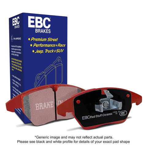 EBC 15-17 Subaru Legacy 2.5L/3.6L Redstuff Rear Brake Pads