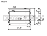 Koyo 68-73 Datsun 510 1.6L (MT) Radiator