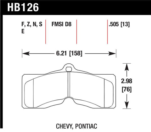 Hawk HPS Street Brake Pads