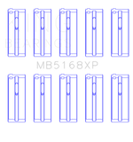 King Engine Bearings Honda H22 50mm Journal Crankshaft Main Bearing Set - Size STDX