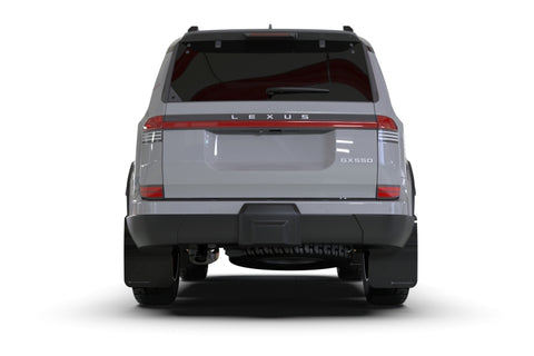 Rally Armor 24-25 Lexus GX 550 Luxury Black UR Mud Flap - Silver Logo