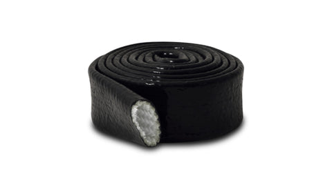 Vibrant 7/8in O.D. Heat Protect Flexible Sleeving (5 foot length) Black