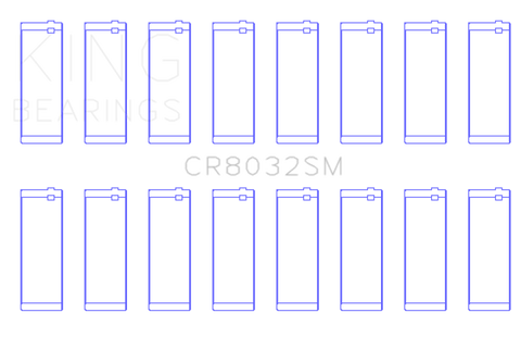 King Engine Bearings Chrysler V8 5.7L/6.1L/6.4L Hemi Rod Bearing Set - Size STD