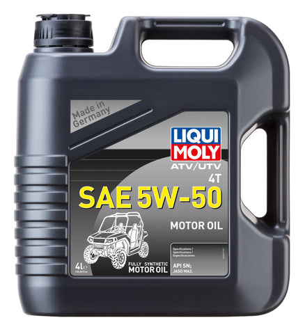 LIQUI MOLY 4L ATV 4T Motor Oil SAE 5W50