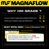 MagnaFlow Universal Catalytic Converter 2.50inch Angled Inlet