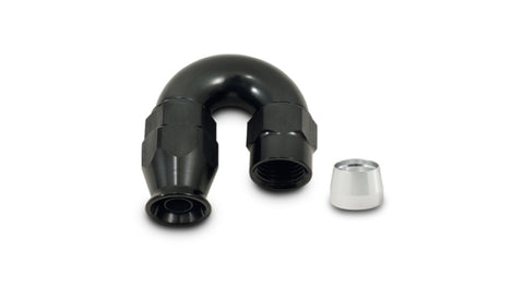 Vibrant -10AN 180 Degree Hose End Fitting for PTFE Lined Hose