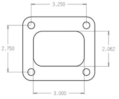 Cometic Turbo FLG T4 Garrett Exh Inlet .010in Exhaust Gasket