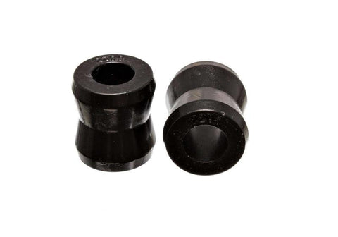 Energy Suspension Universal Black Shock Bushing Set - Fits Std Straight Eyes 5/8in ID x 1-1/8in OD
