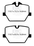 EBC Racing 2020+ Toyota GR Supra 2.0T/3.0T (w/13.6in Rear Rotor) RP-X Race Rear Brake Pads