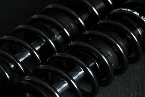 Ohlins 14-26 Harley FL Touring STX 36 Twin Blackline 12in Blk Reservoir Shocks - Heavy Duty Springs