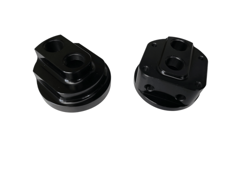 BLOX Racing Remote Oil Filter Relocation Kit - Black