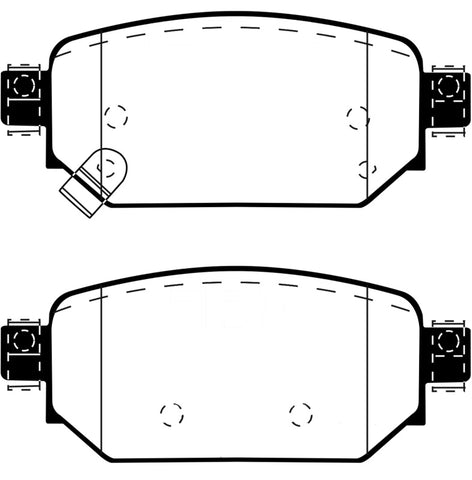 EBC 2017+ Mazda 3 2.0L Redstuff Rear Brake Pads