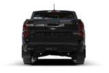 Rally Armor 22-26 Ford Maverick Black Mud Flap - Metallic Black Logo