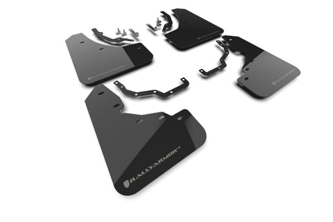 Rally Armor 24-25 Lexus GX 550 Luxury Black UR Mud Flap - Silver Logo