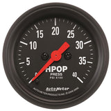 Autometer Z Series 2-1/16in 4K PSI High Pressure Oil Pump Gauge w/ Digital Stepper Motor