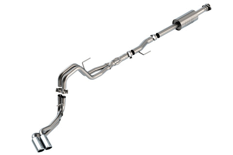 Borla F-150 2021 5.0L 4dr CC SB EC STB Lariat/KR/Platinum/LTD 3/2.25 DSE Cat-Back ATAK CHR Tips