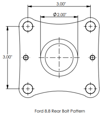 DSS 15-24 Ford F150 4WD Regular Cab Short Bed 4in. Aluminum Driveshaft