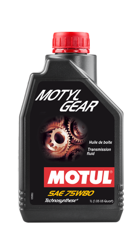 Motul 1L Transmission MOTYLGEAR 75W80 - Technosynthese - API GL-5 / MIL-L-2105D