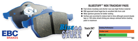 EBC 10-14 Subaru Legacy 2.5 GT Bluestuff Rear Brake Pads