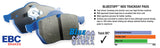 EBC 12-13 Porsche Panamera (Cast Iron only) 3.0 SC Hybrid Bluestuff Rear Brake Pads