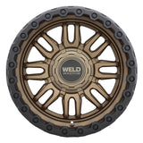 Weld Off-Road Swift 17x9in - 5x114.3 / 5x127 BP - ET-12 - 78.1mm CB- Satin Bronze Wheel & Black Ring
