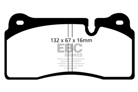 EBC 98-99 Lamborghini Diablo 5.7L Sv Bluestuff Front Brake Pads
