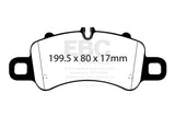 EBC 17-18 Porsche 718 Boxster 2.5L Redstuff Front Brake Pads