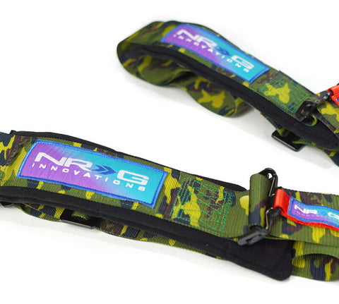 NRG 5PT 3in. Seat Belt Harness / Cam Lock - Silver
