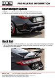 HKS BODY KIT TYPE-S FL5 R-Spoiler