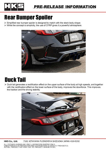 HKS BODY KIT TYPE-S FL5 S-Skirt